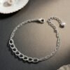 Dark CZ Oxidised Bracelet
