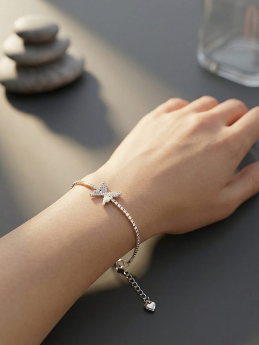 Minimal Satellite Chain Bracelet