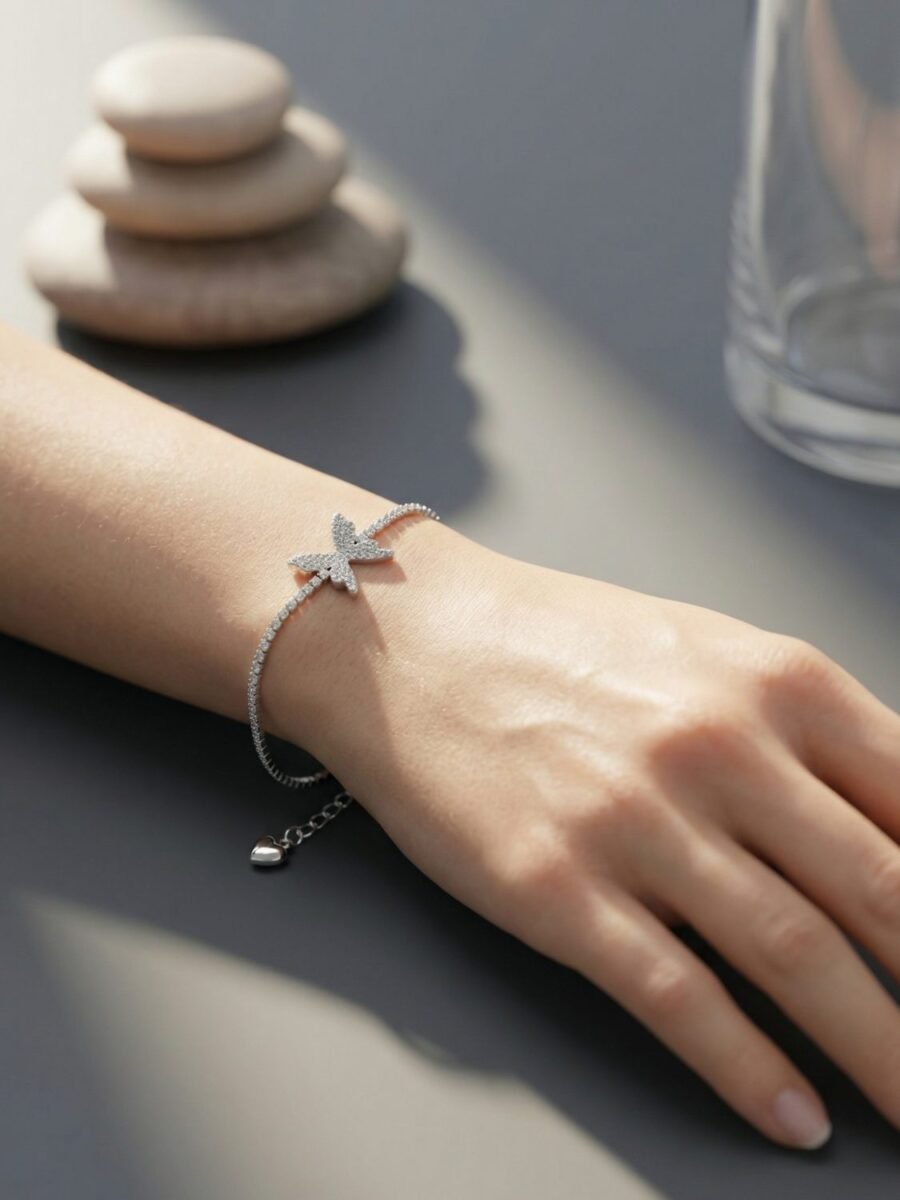 Minimal Satellite Chain Bracelet