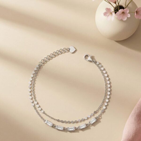 Double Stack Silver Bracelets