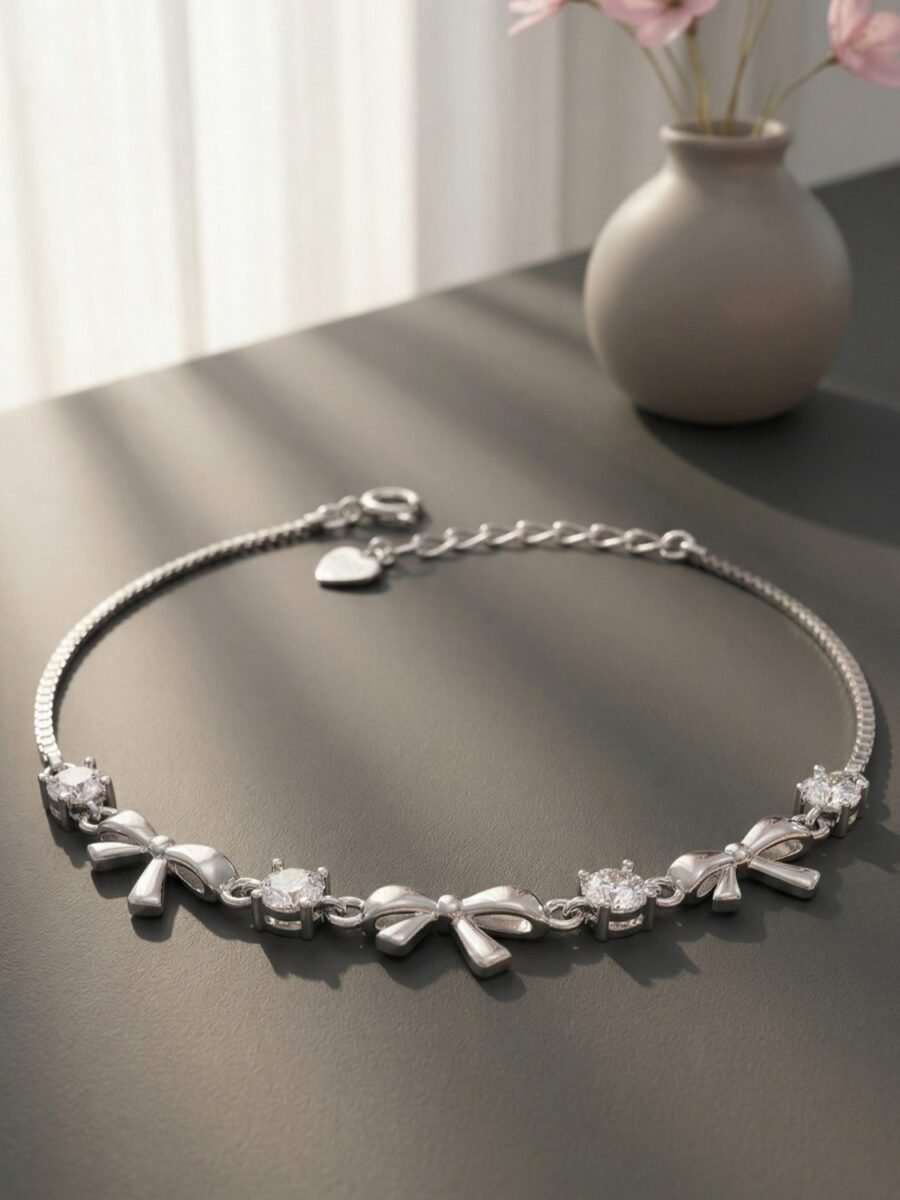Channel Bar Silver Bracelet