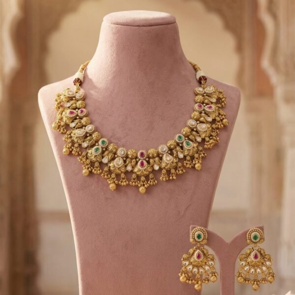 Antique Layered Pendant Necklace