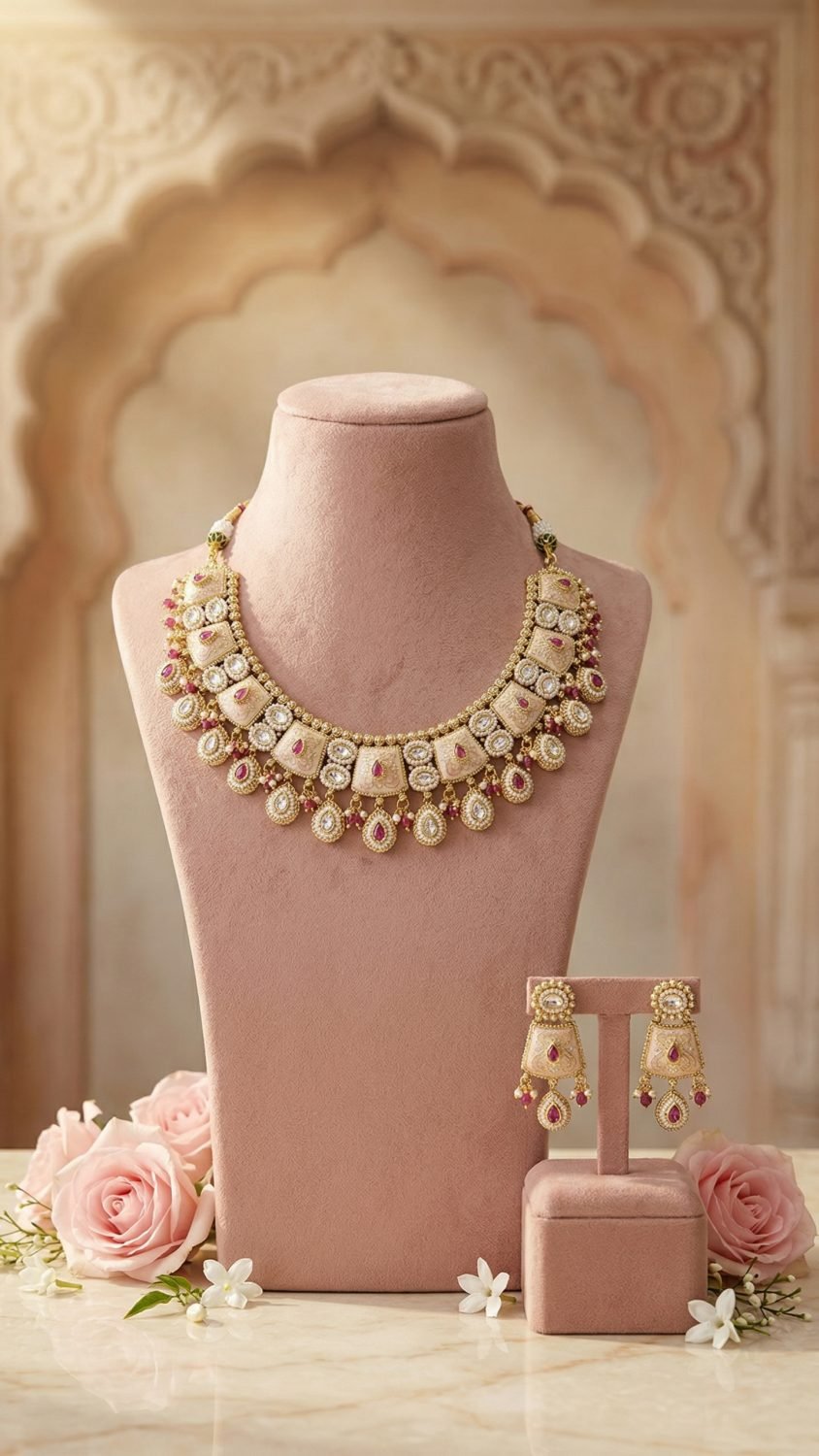 Kundan Stone Collar Necklace