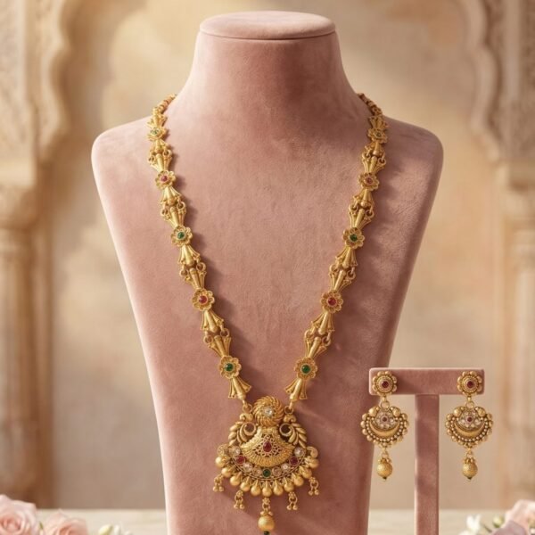 Antique Floral Collar Necklace