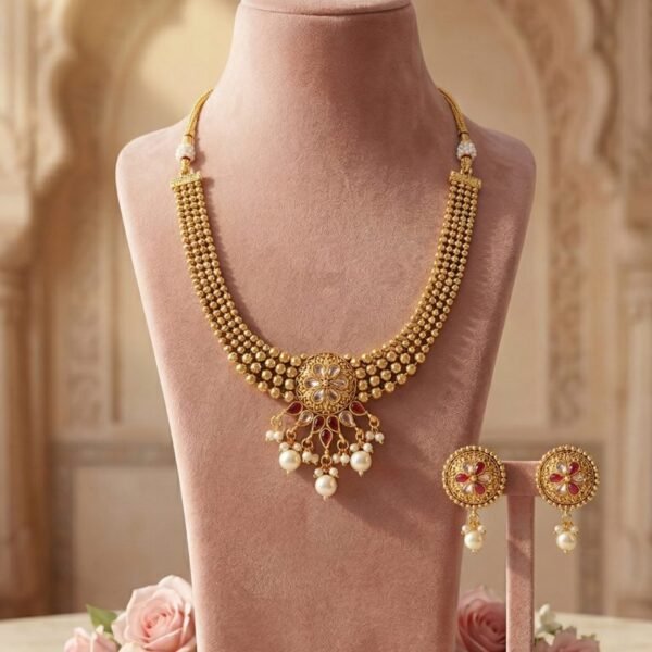 Antique Long Pendant Necklace