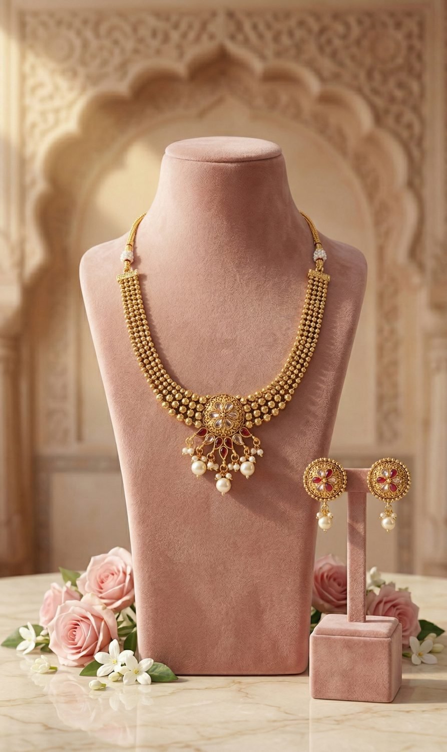 Antique Long Pendant Necklace