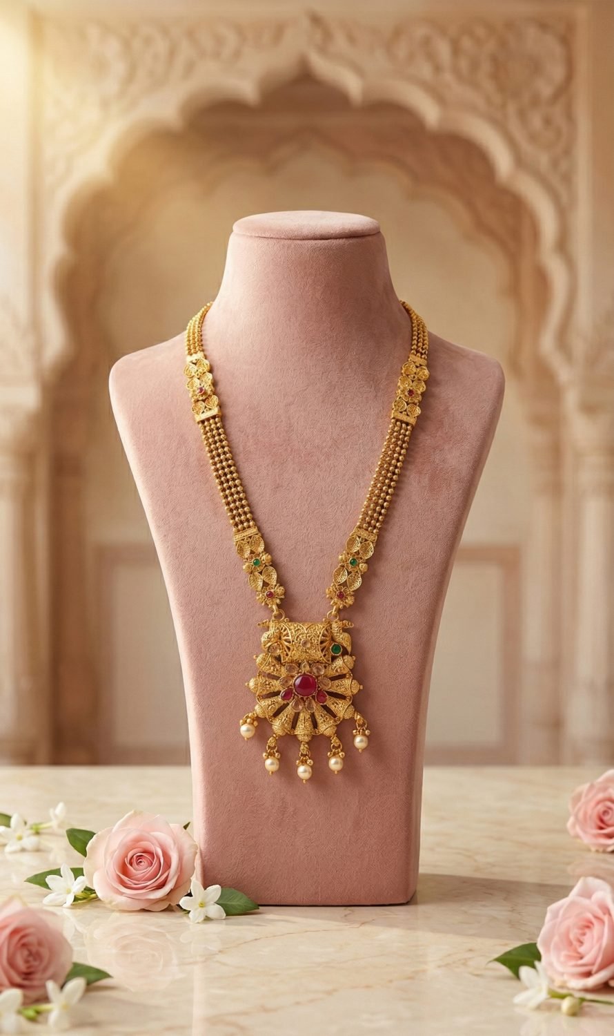 Antique Gold Chain Necklace
