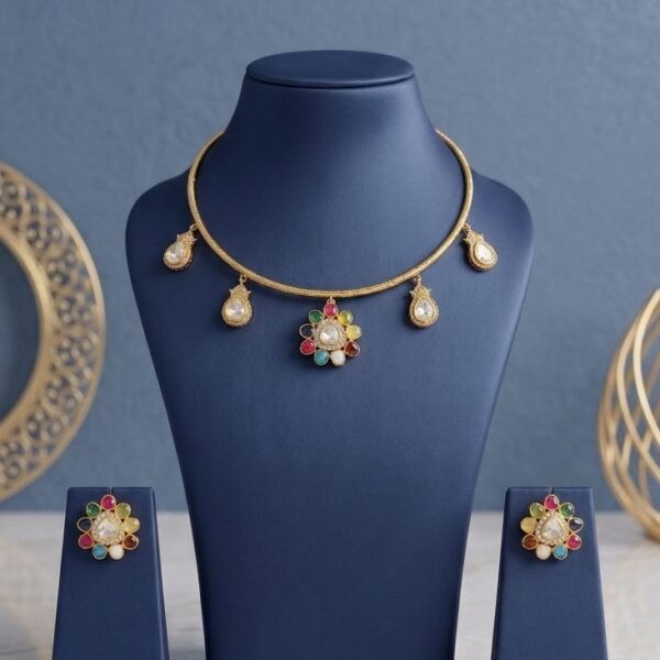 Antique Coin Set Necklace