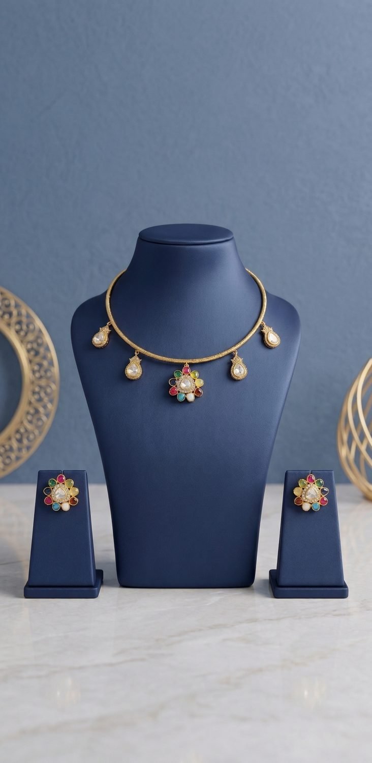 Antique Coin Set Necklace
