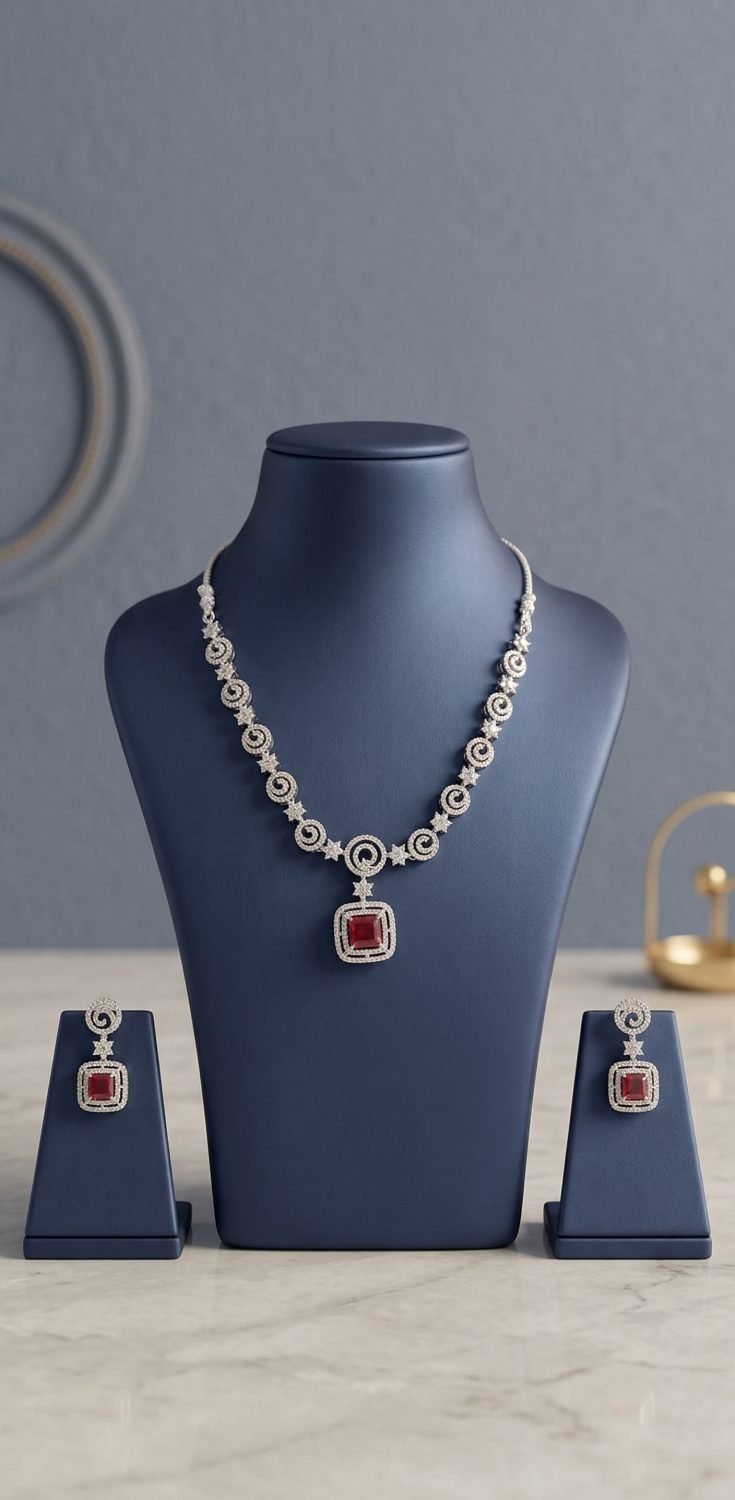 Antique Floral Choker Necklace