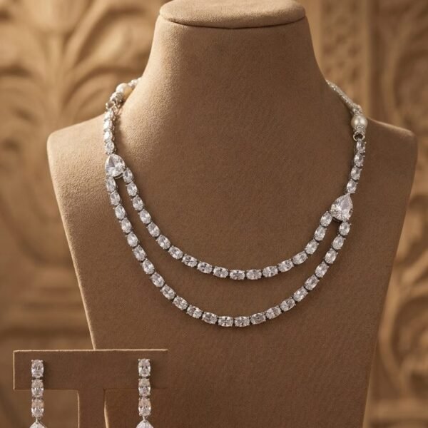 AD Gold Choker Necklace