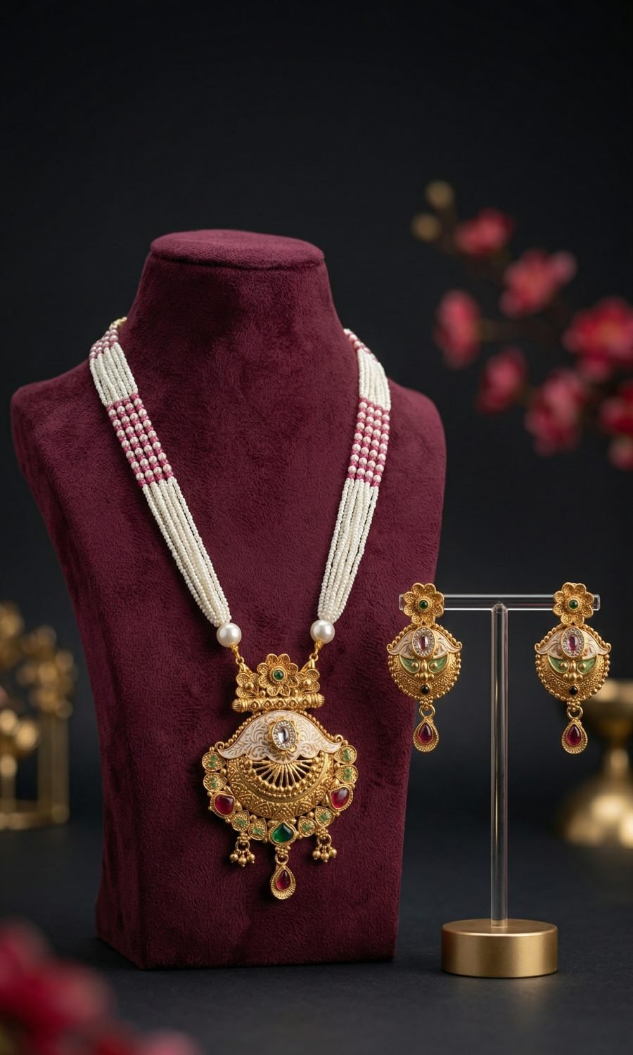 Antique Pendant Choker Necklace