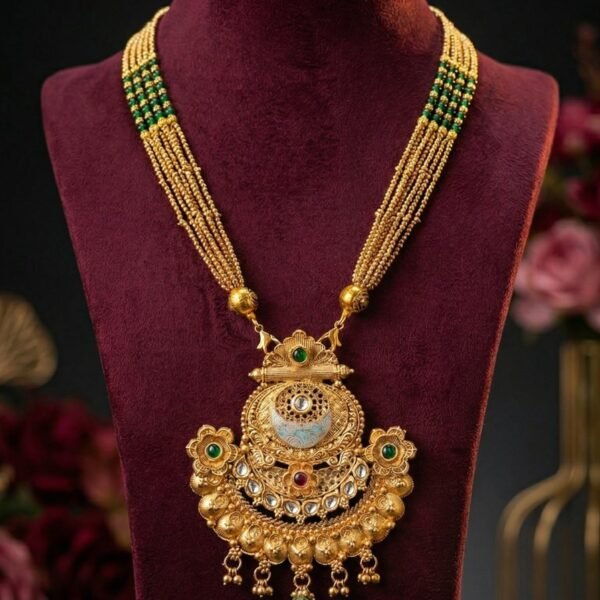 Antique Floral Gold Necklace