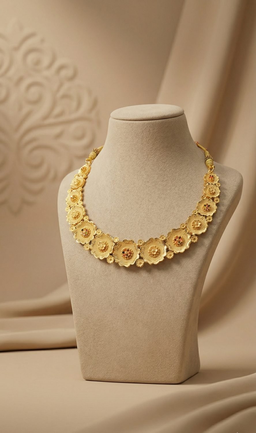 Antique Gold Filigree Choker