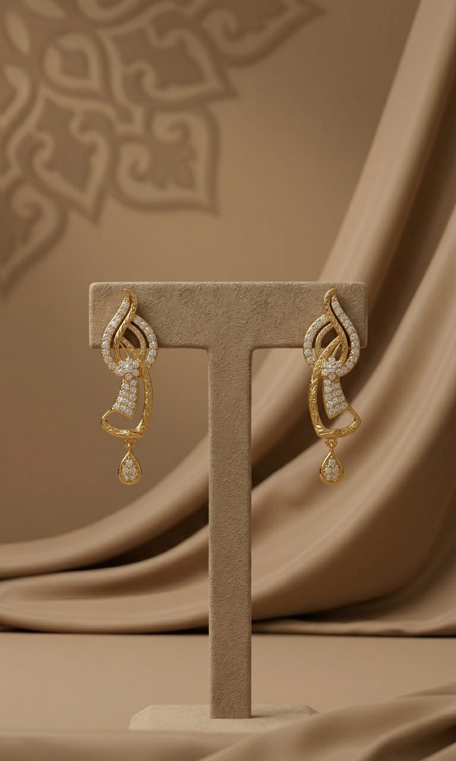 Gold Drop Necklace Set