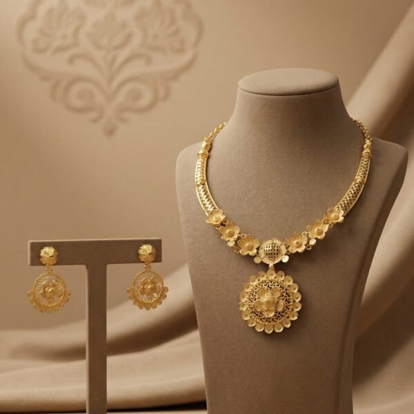 Antique Layered Gold Chain Necklace