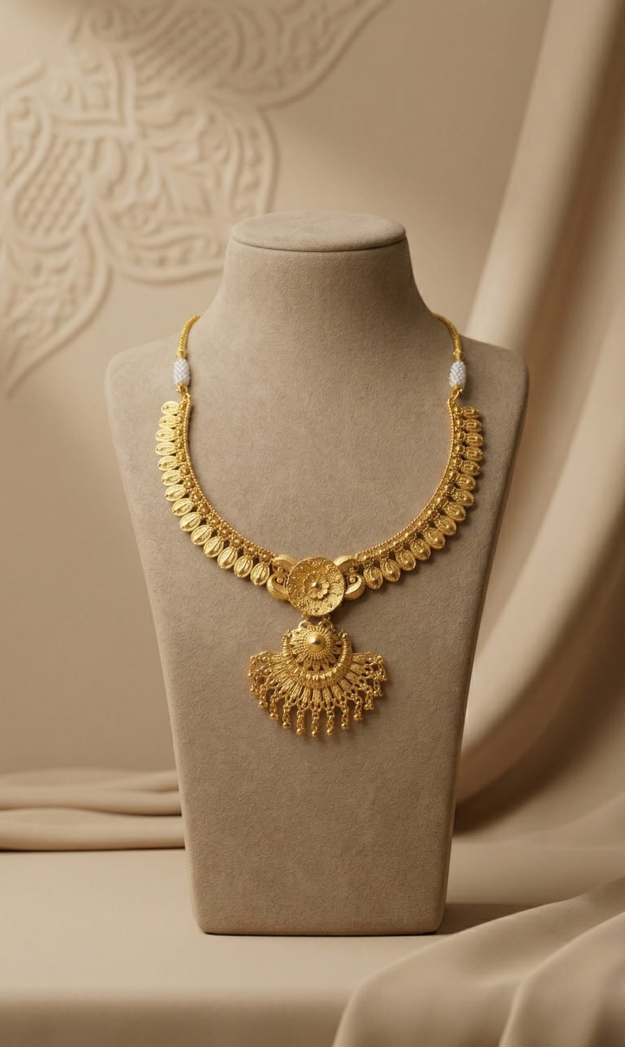 Antique Coin Drop Necklace