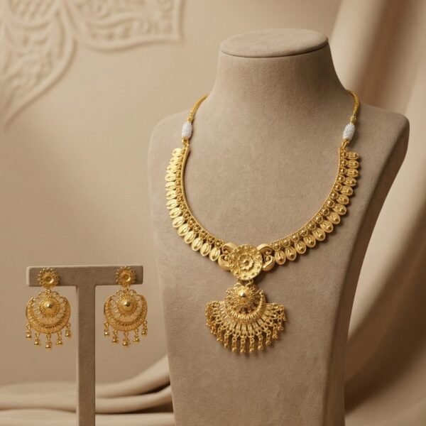 Antique Coin Drop Necklace