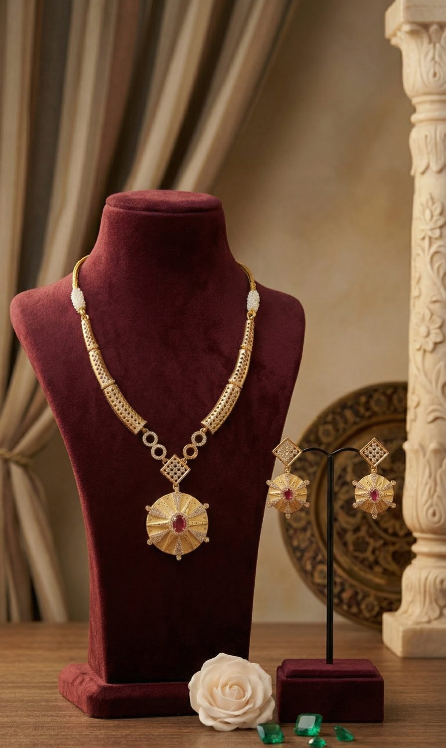 Antique Traditional Motif Necklace