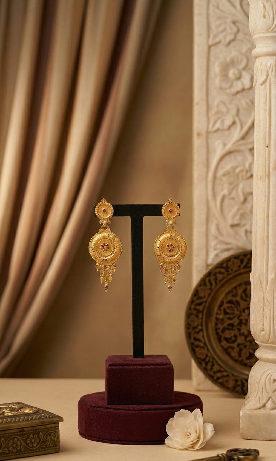 Antique Layered Motif Necklace