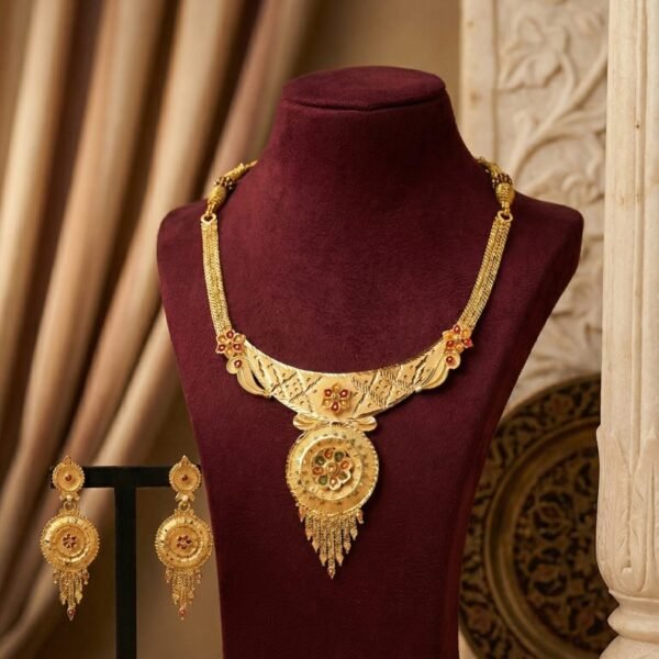 Antique Layered Motif Necklace