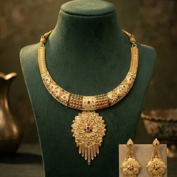 Antique Necklace with Earring Set