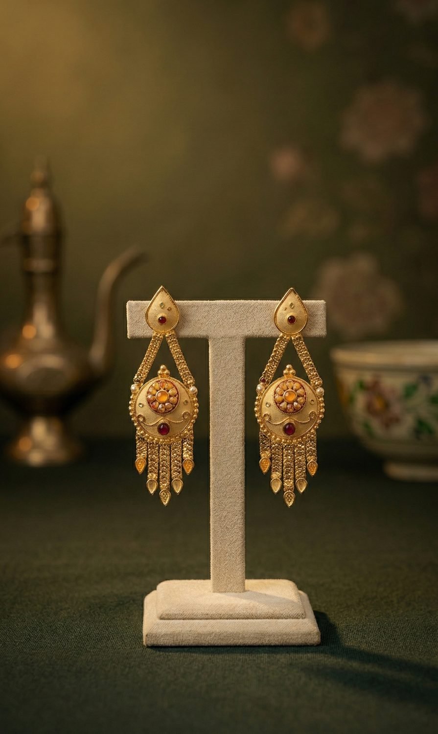 Antique Pendant Drop Necklace