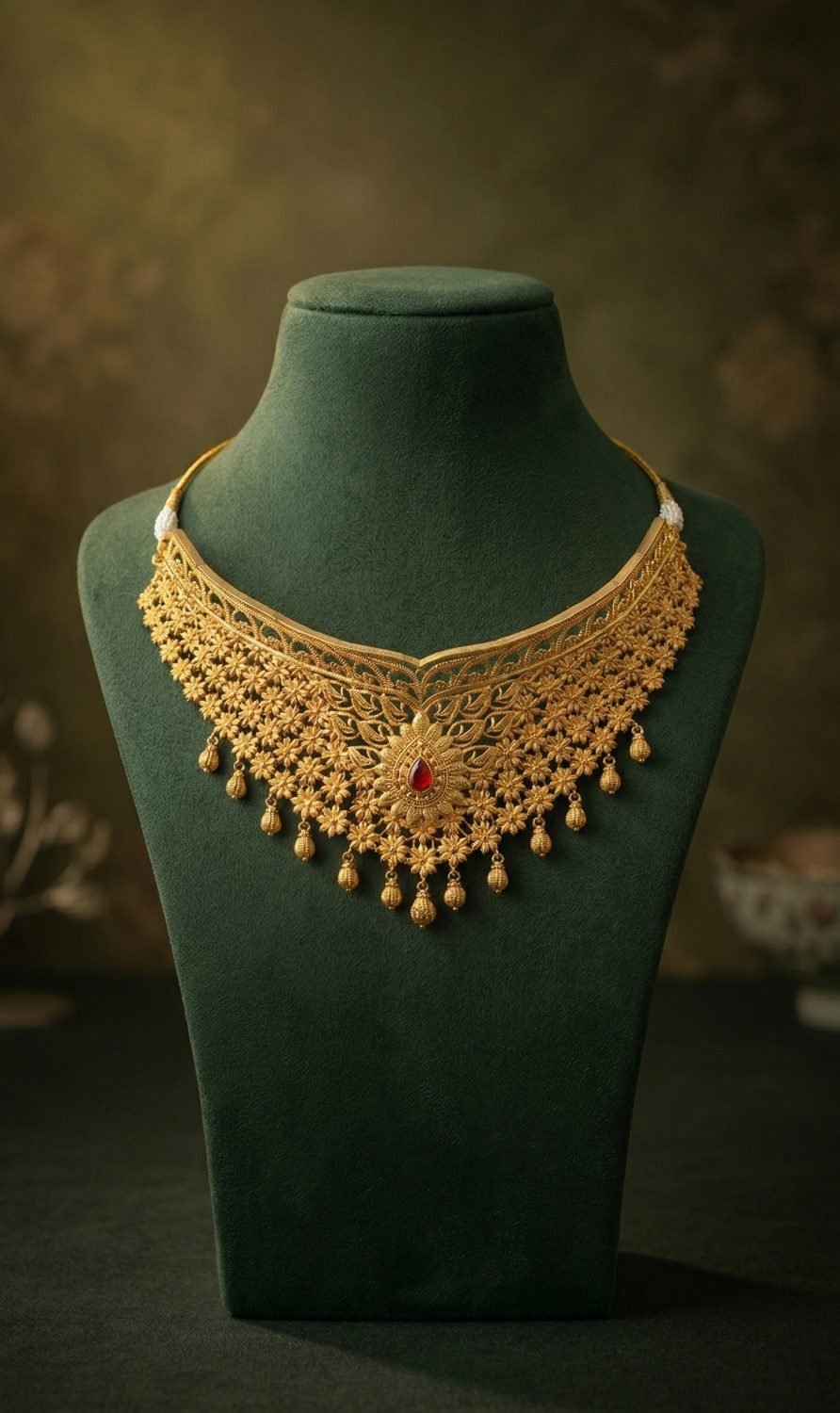 Antique Traditional Pendant Necklace