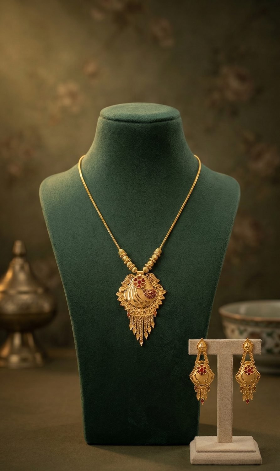 Antique Large Pendant Necklace