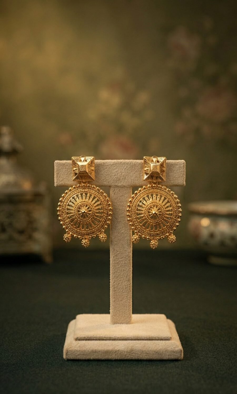 Antique Necklace Set with Earrings