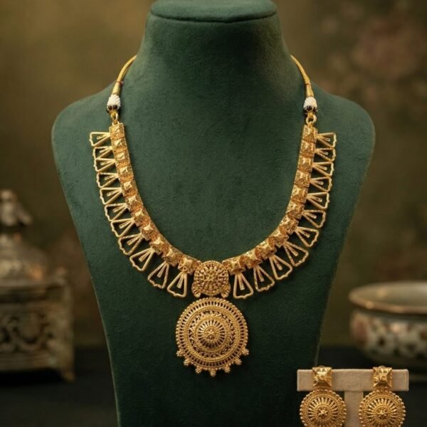 Antique Necklace Set with Earrings