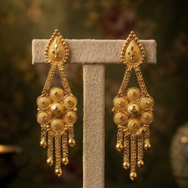 Antique Gold Drop Pendant