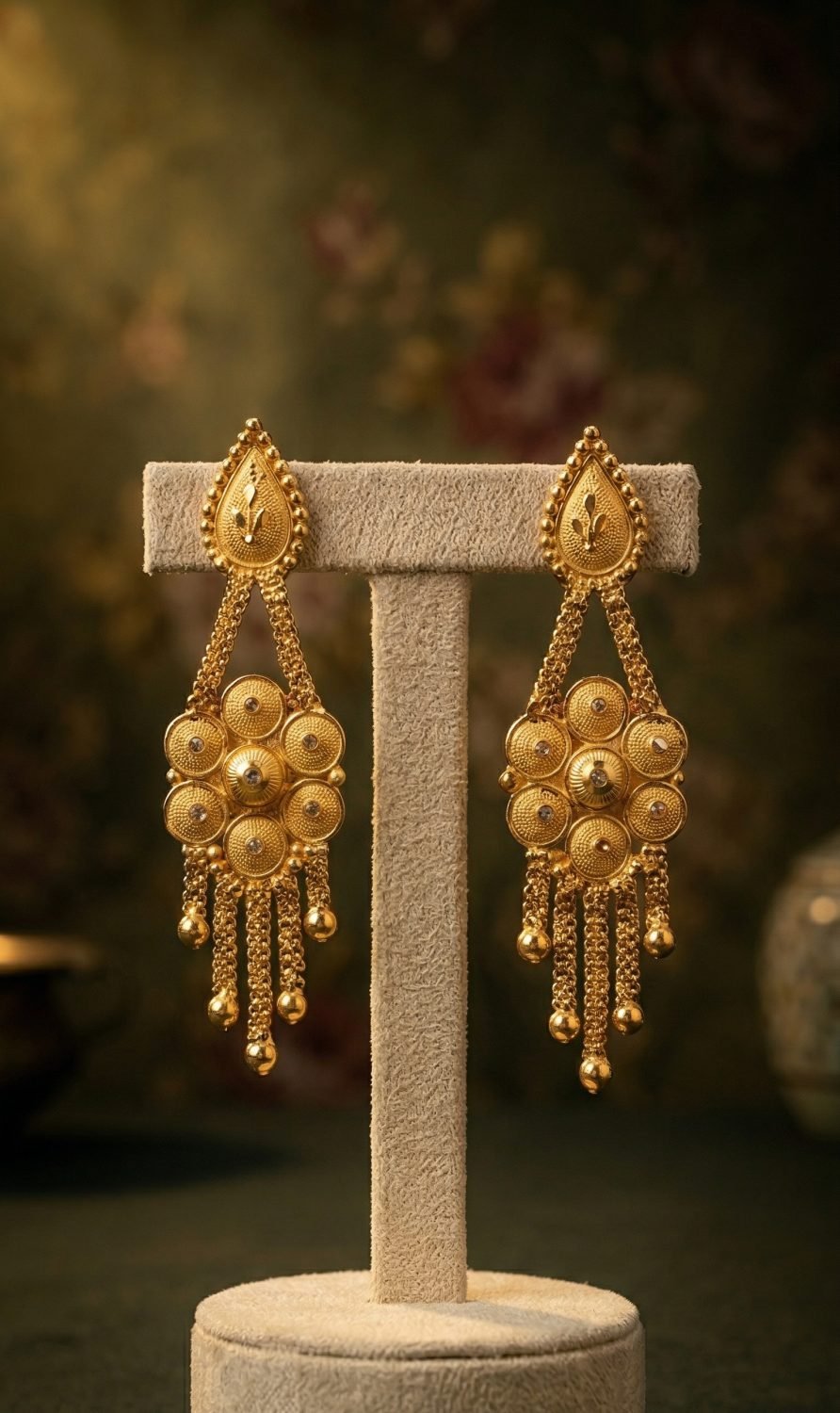 Antique Gold Drop Pendant
