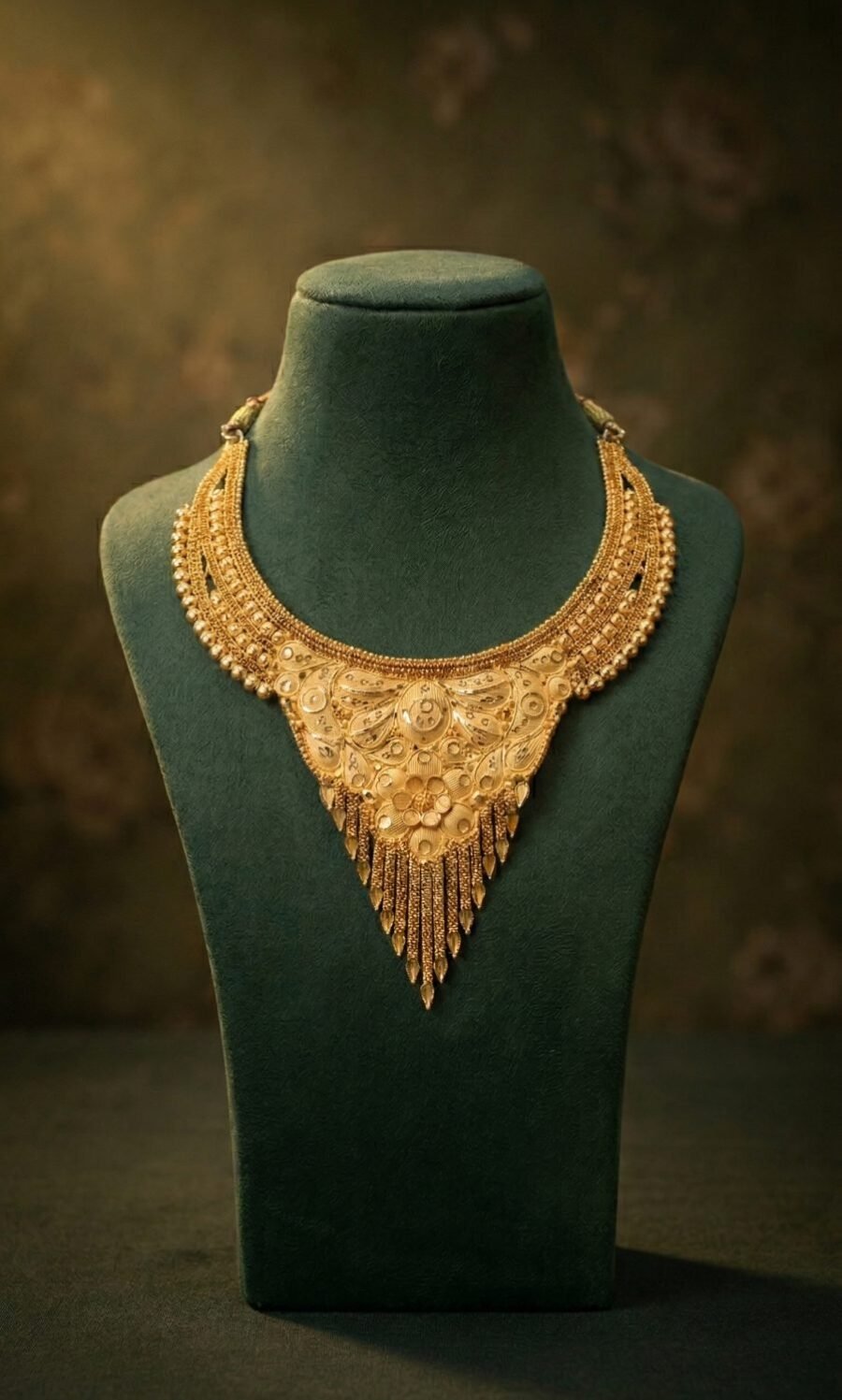 Antique Gold Drop Pendant
