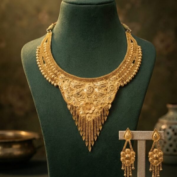 Antique Gold Drop Pendant