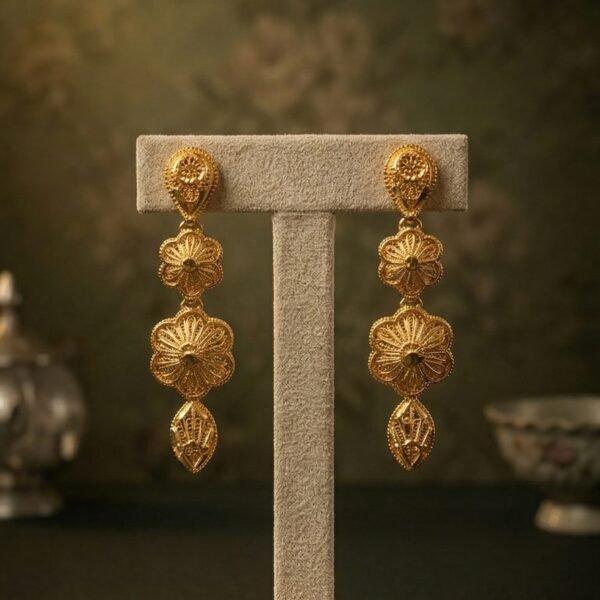 Antique Layered Stone Necklace