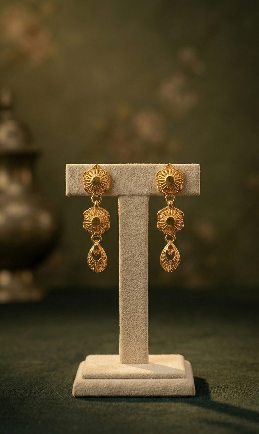 Antique Gold Pendant Set