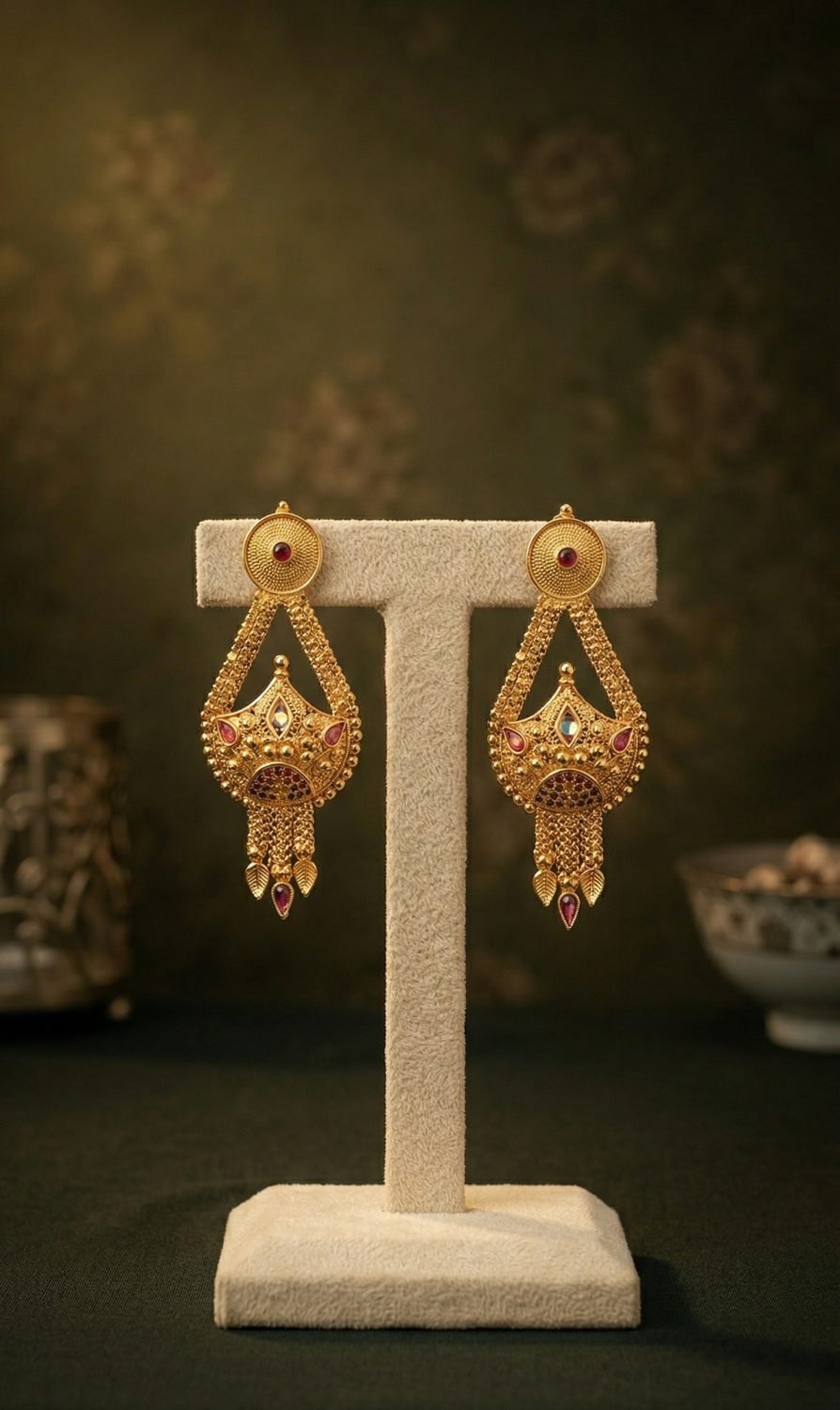 Antique Layered Gold Necklace