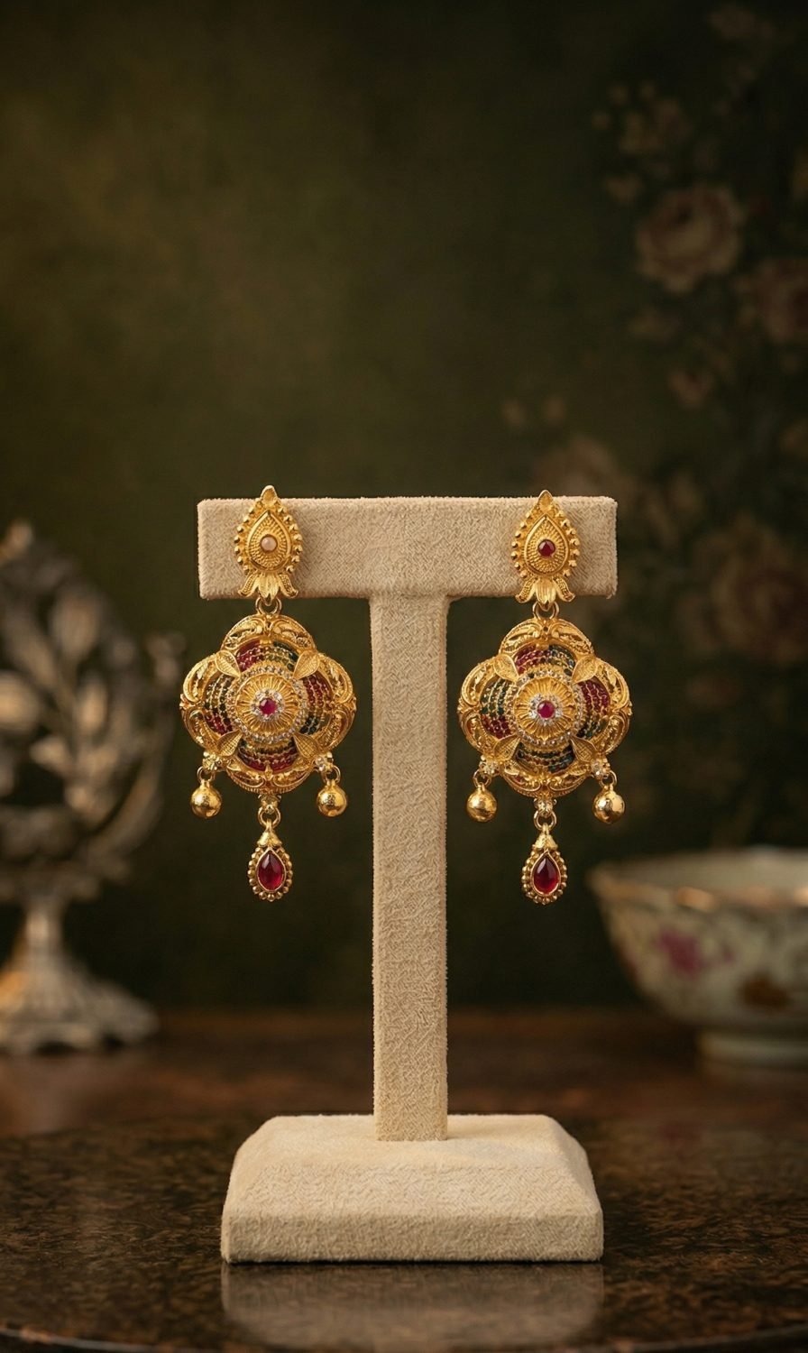Antique Pendant Gold Necklace