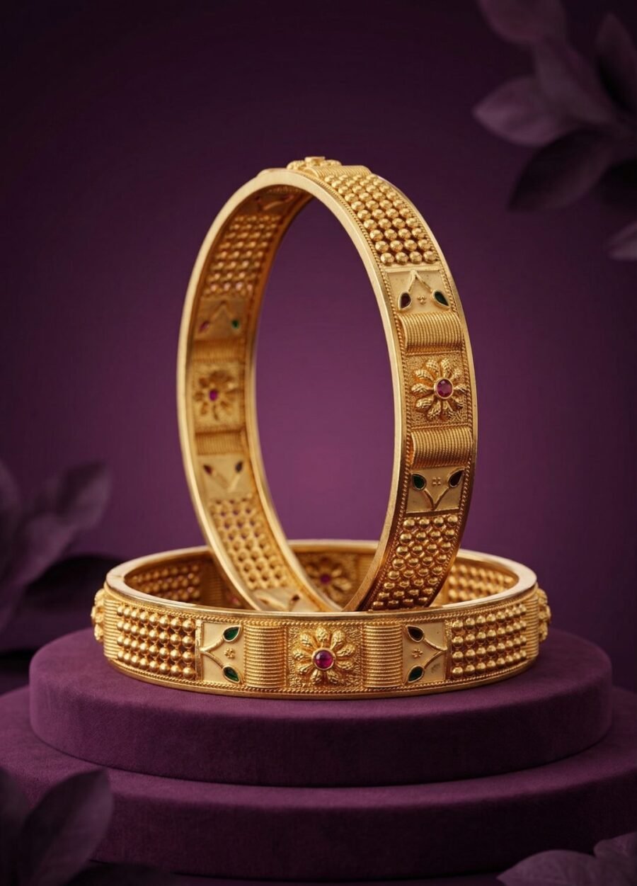 Engraved Wide Kada