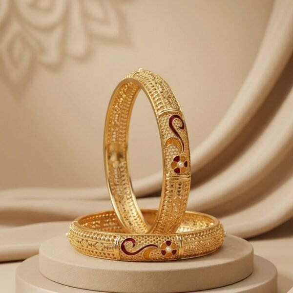 Ornate Gold Kada