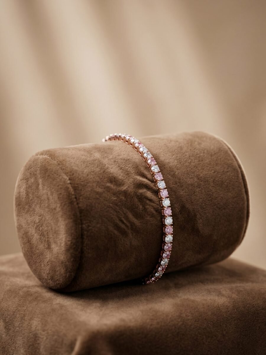 925 Silver Classic CZ Tennis Bracelet