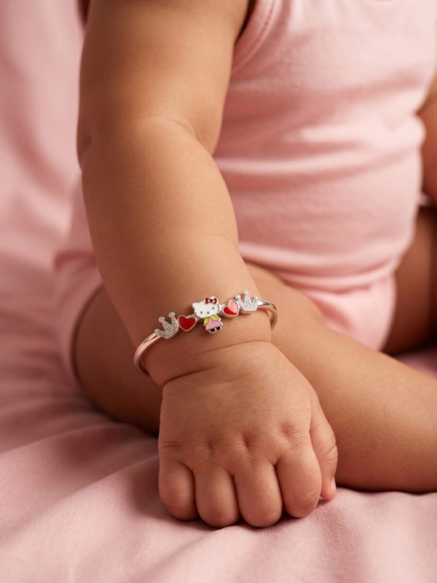 925 Silver Hello Kitty Baby Bangle