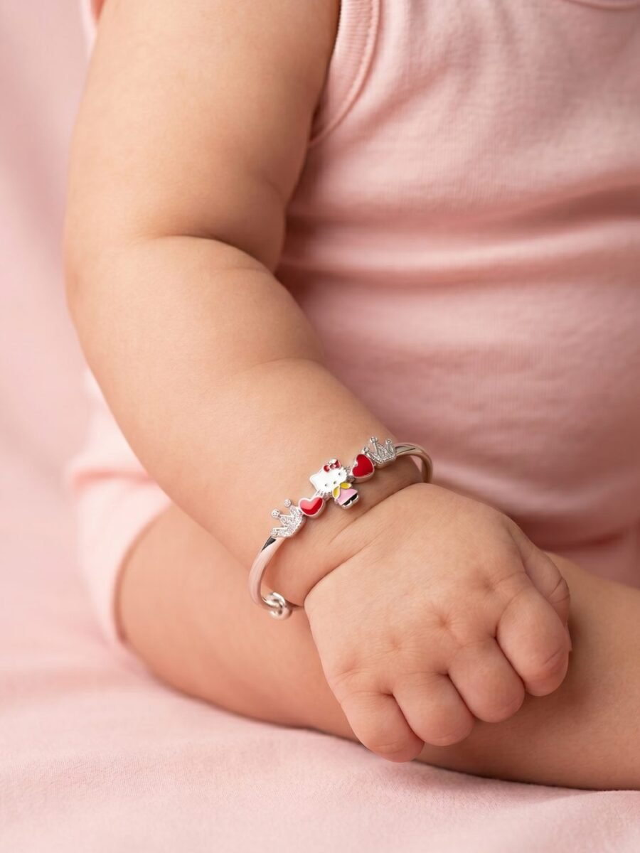 925 Silver Hello Kitty Baby Bangle