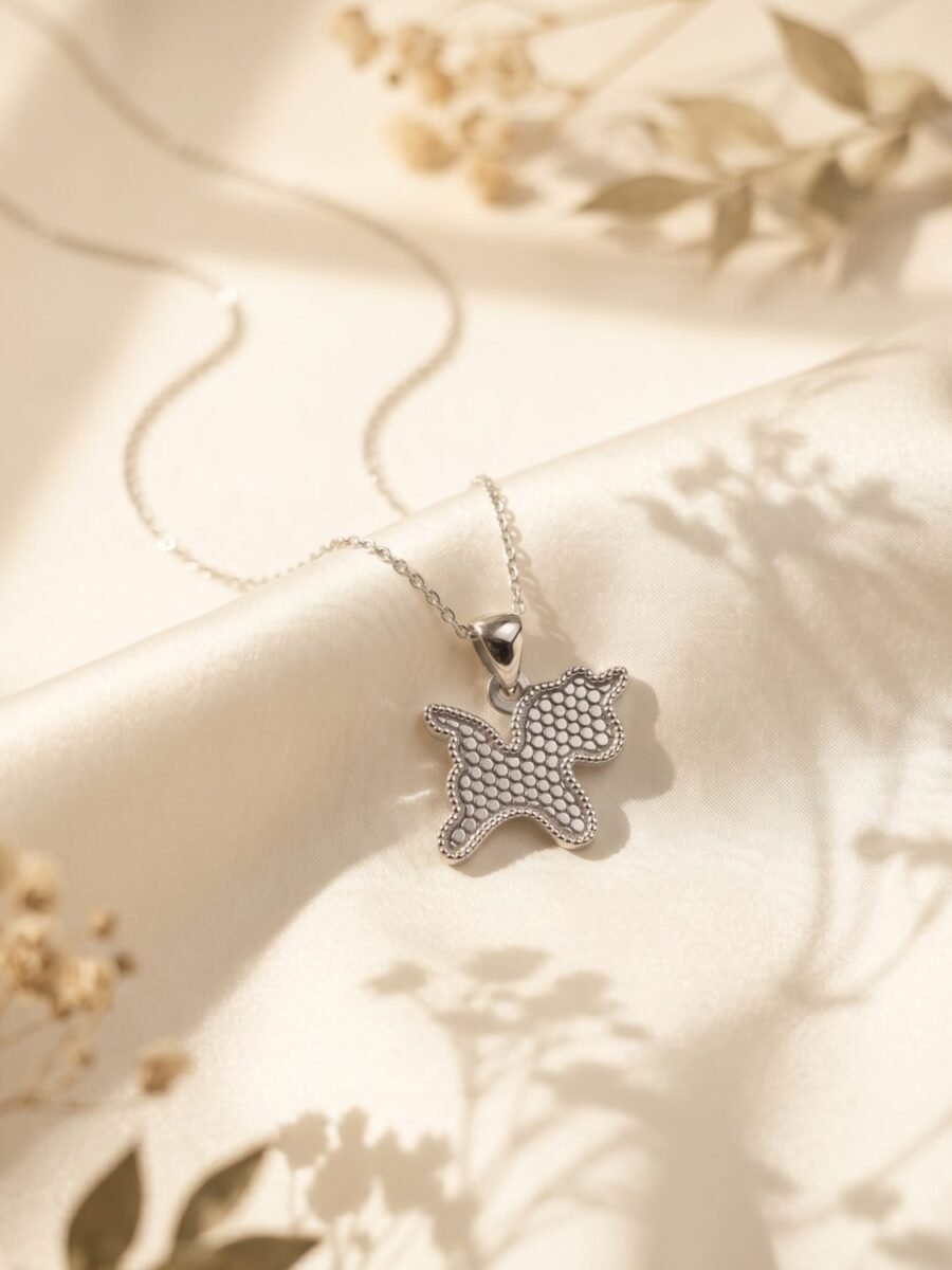 925 Silver CZ Infinity Drop Pendant