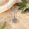 925 Silver CZ Teardrop Pendant