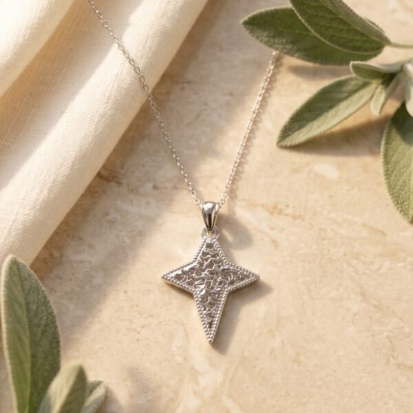 925 Silver CZ Delicate Drop Pendant