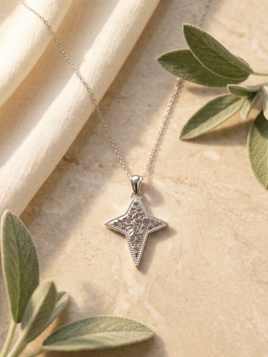 925 Silver CZ Delicate Drop Pendant