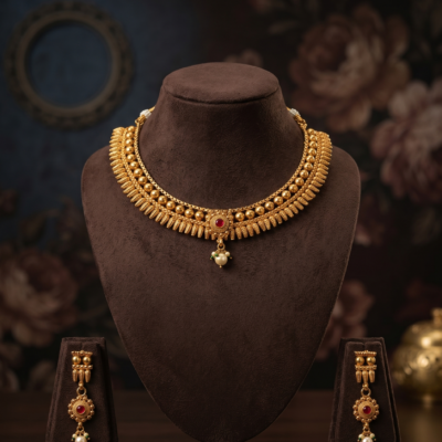Premium Multi-Facet Architectural Decagonal Necklace