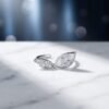 925 Silver CZ Dome Ring